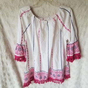 Velzera Boho Peasant Tunic